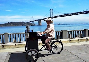 DIY Klavierfahrrad aus San Francisco