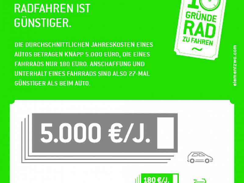 10 Gründe Rad zu fahren