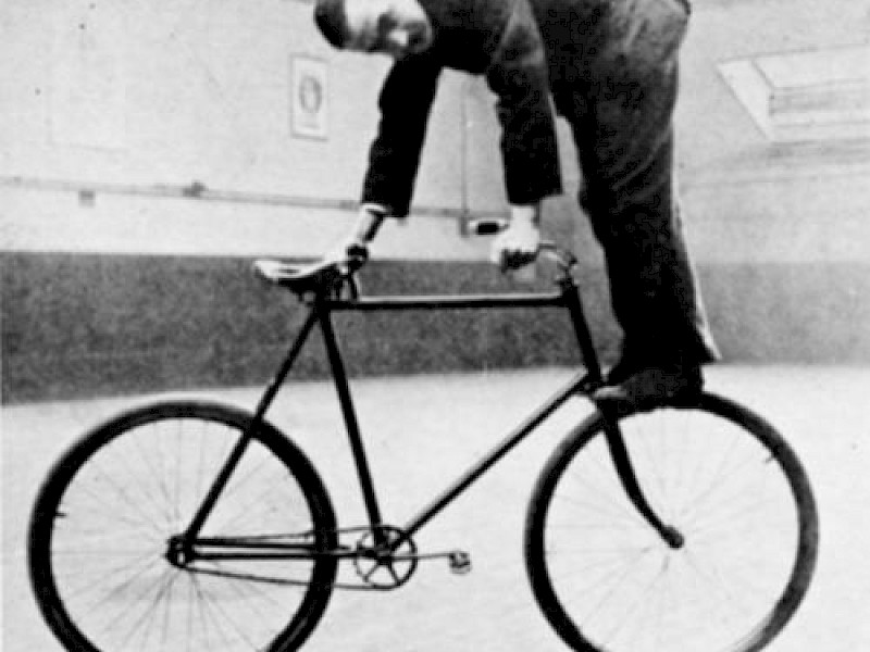 Fahrrad Stunts aus alten Zeiten