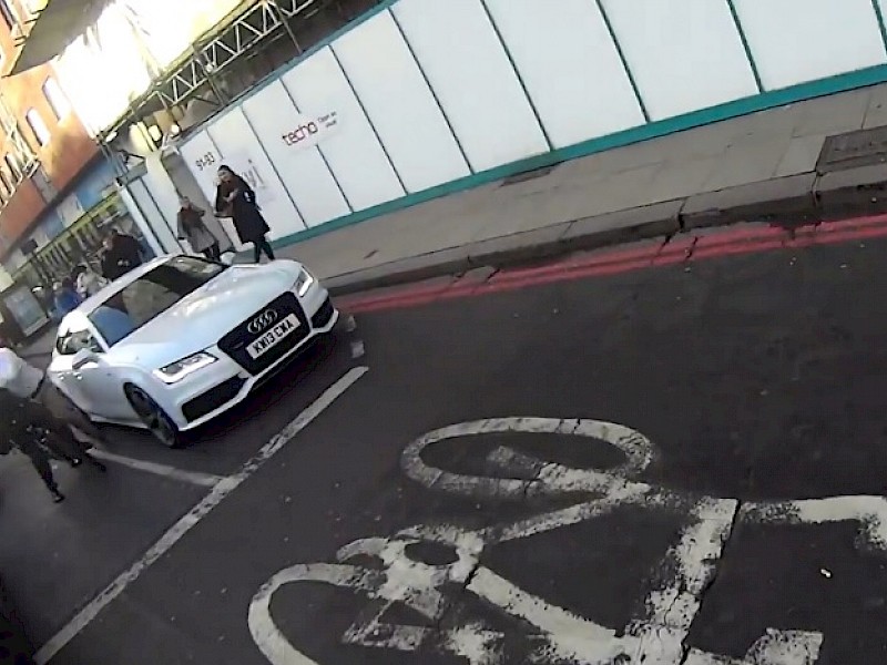 Audipilot vs Radfahrer