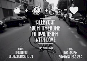 Alleycat Warschau 2014 - From Timebomb to Dwa Osiem with Love