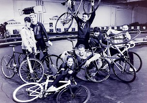 Belt-Drive Fixed-Gear Race Team