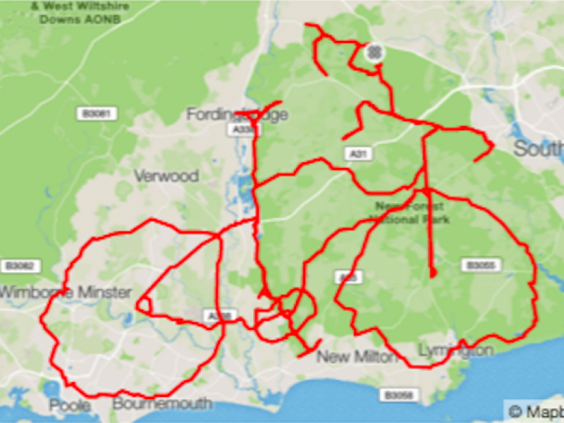 Strava Kunst auf der BFS