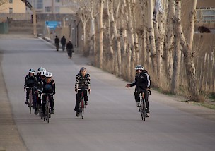 Nobelpreis für Afghanisches Frauen Radteam