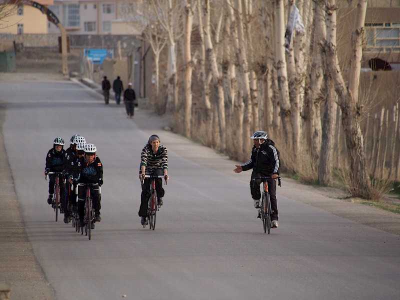 Nobelpreis für Afghanisches Frauen Radteam